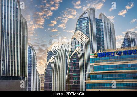 Chine, Jiansu, Nanjin City, quartier de la gare du Sud Banque D'Images