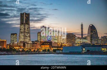 Japon, Yokohama CITU, Skyline Banque D'Images