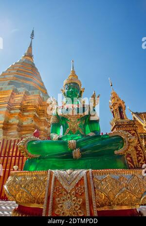 Thaïlande, Chiang Mai, Wat Phra This Doi Suthep Temple Banque D'Images