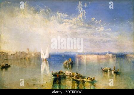 JMW Turner, le Campo Santo, Venise, peinture de paysage, 1842 Banque D'Images
