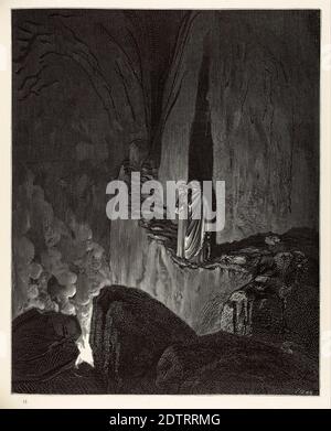Gustave doré et Hélidore-Joseph Pisan, la vision de l'Enfer (Inferno de Dante), gravure, 1866 Banque D'Images