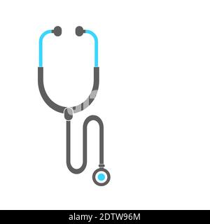 Stéthoscope vecteur soins de santé médecin logo. Illustration de Vecteur