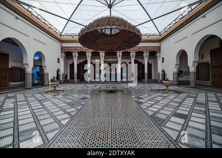 Paysage intérieur du Maroc Banque D'Images