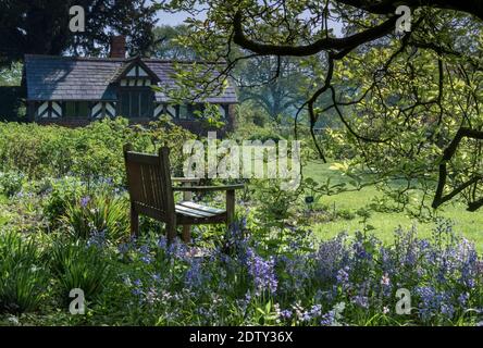 Hidden Corner, Arley Hall and Gardens, Arley, Cheshire, Angleterre, Royaume-Uni Banque D'Images