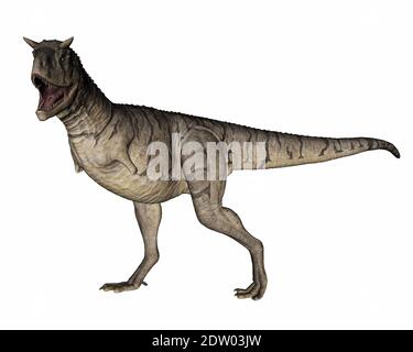 Dinosaure Carnotaurus - rendu 3D Banque D'Images