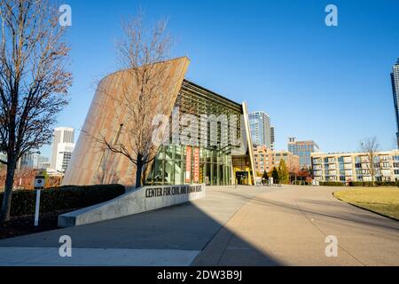 Centre pour les droits civils et humains Atlanta GA Banque D'Images