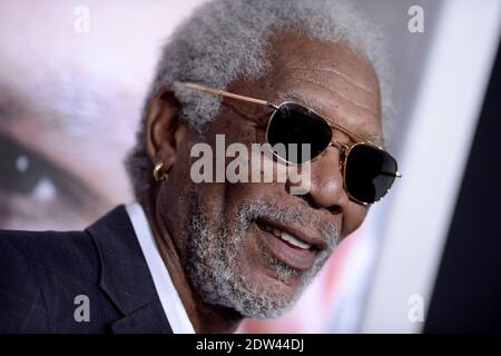 Morgan Freeman assiste à la première de Warner Bros. Pictures transcendance au Regency Village Theatre de Los Angeles, CA, USA, le 10 avril 2014. Photo de Lionel Hahn/ABACAPRESS.COM Banque D'Images