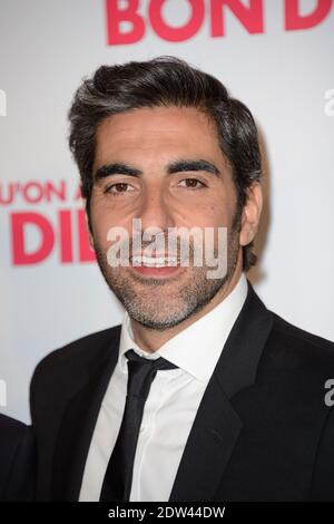 M. Abittan assistant à la première du 'Qu'est-ce qu'on a fait au bon Dieu' qui s'est tenue au Grand Rex à Paris le 10 avril 2014. Photo de Nicolas Briquet/ABACAPRESS.COM Banque D'Images