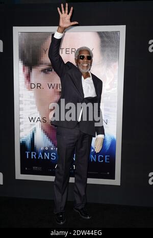 Morgan Freeman assiste à la première de Warner Bros. Pictures transcendance au Regency Village Theatre de Los Angeles, CA, USA, le 10 avril 2014. Photo de Lionel Hahn/ABACAPRESS.COM Banque D'Images