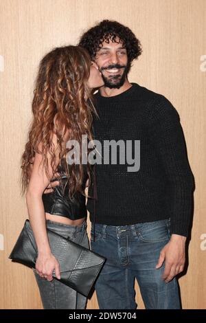 Tomer Sisley et son compagnon assistent à la première française du film 'Kidon' qui s'est tenue au Cinéma Pathe Baugrenelle à Paris, en France, le 6 mai 2014. Photo de Audrey Poree/ABACAPRESS.COM Banque D'Images