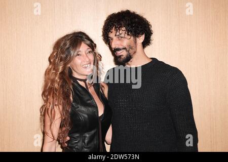 Tomer Sisley et son compagnon assistent à la première française du film 'Kidon' qui s'est tenue au Cinéma Pathe Baugrenelle à Paris, en France, le 6 mai 2014. Photo de Audrey Poree/ABACAPRESS.COM Banque D'Images