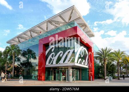 Un magasin Coca-Cola à Disney Springs à Orlando, en Floride Banque D'Images