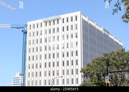 Immeuble de bureaux Tampa Bay Times dans le centre-ville de Tampa, Floride, États-Unis. Banque D'Images