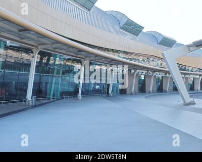 L'aéroport de Faro est situé sur la côte de l'Algarve, au Portugal Banque D'Images