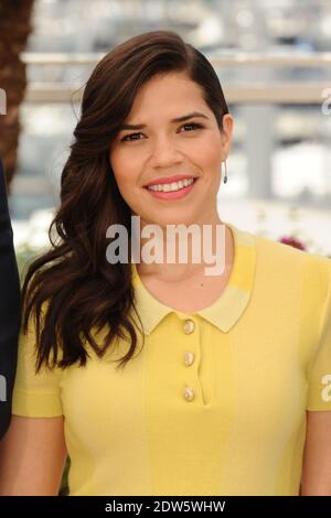 America Ferrera posant au photocall pour le film Dragon 2 qui s'est tenu au Palais des Festivals à Cannes, France, le 16 mai 2014, dans le cadre du 67ème Festival de Cannes. Photo d'Aurore Marechal/ABACAPRESS.COM Banque D'Images