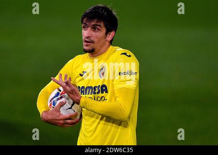VALENCE, ESPAGNE - DÉCEMBRE 22 : Gerard Moreno de Villarreal CF pendant le match de la Liga Santander entre Villarreal CF et Athletic de Bilboa à Estad Banque D'Images