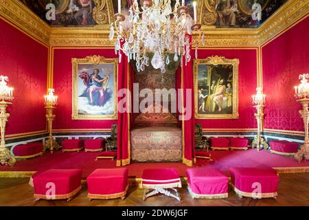 Atmosphère au Château de Versailles pendant la nuit européenne des musées, le 17 mai 2014, à Versailles, près de Paris, France. Photo de Romain BoE/ABACAPRESS.COM Banque D'Images