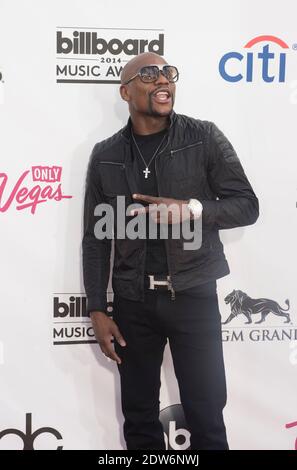 Le boxeur professionnel Floyd Mayweather Jr. Participe aux Billboard Music Awards 2014 au MGM Grand Garden Arena de Las Vegas, NV, États-Unis, le 18 mai 2014. Photo de Kobby Dagan/ABACAPRESS.COM Banque D'Images