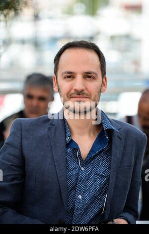 Fabrizio Rongione posant au Palais des Festivals pour le photocall du film deux jours, une nuit présenté en compétition au 67ème Festival de Cannes, France, le 20 mai 2014. Photo de Nicolas Briquet/ABACAPRESS.COM Banque D'Images