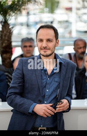 Fabrizio Rongione posant au Palais des Festivals pour le photocall du film deux jours, une nuit présenté en compétition au 67ème Festival de Cannes, France, le 20 mai 2014. Photo de Nicolas Briquet/ABACAPRESS.COM Banque D'Images