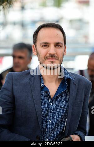 Fabrizio Rongione posant au Palais des Festivals pour le photocall du film deux jours, une nuit présenté en compétition au 67ème Festival de Cannes, France, le 20 mai 2014. Photo de Nicolas Briquet/ABACAPRESS.COM Banque D'Images