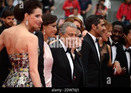 Medi Sadoun, Ary Abittan, Frédéric Chau et Noom Diawara, Christian Clavier, Chantal Lauby, Frédéric Bel, Elodie Fontan arrivée au Palais des Festivals pour la projection du film Jimmy Hall dans le cadre du 67ème Festival de Cannes, France, le 22 mai 2014. Photo de Nicolas Briquet/ABACAPRESS.COM Banque D'Images