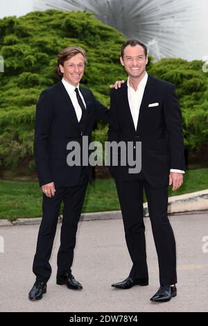 Jeremy Gilley, fondateur de l'organisation à but non lucratif « Peace One Day » et Jude Law participent au « Peace One Day Monaco Gala » qui s'est tenu dans la salle des Etoiles au Sporting Monte-Carlo à Monte-Carlo, Monaco, le 22 mai 2014. L’événement caritatif bénéficie aux travaux d’éducation de Peace One Day en République démocratique du Congo et dans la région des Grands Lacs en Afrique. Photo de Nicolas Gouhier/ABACAPRESS.COM Banque D'Images