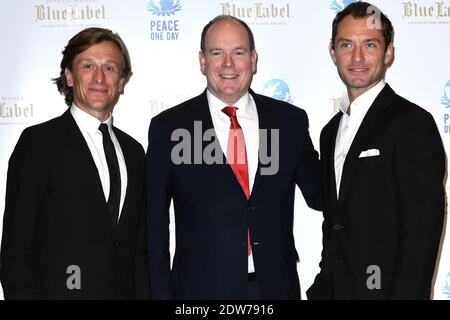 Jeremy Gilley, fondateur de l'organisation à but non lucratif « Peace One Day », Prince Albert de Monaco et Jude Law assistent au « Peace One Day Monaco Gala » qui s'est tenu dans la salle des Etoiles du Sporting Monte-Carlo à Monte-Carlo, Monaco, le 22 mai 2014. L’événement caritatif bénéficie aux travaux d’éducation de Peace One Day en République démocratique du Congo et dans la région des Grands Lacs en Afrique. Photo de Nicolas Gouhier/ABACAPRESS.COM Banque D'Images