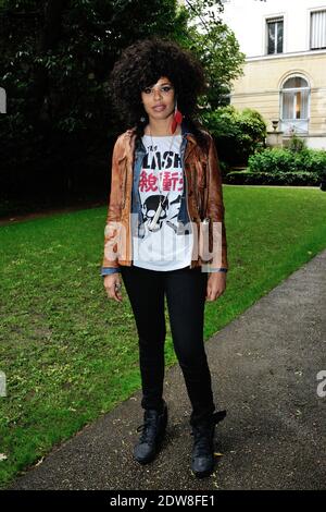 Samaha Sam assiste à la Conférence de presse Solidays à Paris, France, le 04 juin 2014. Photo d'Aurore Marechal/ABACAPRESS.COM Banque D'Images