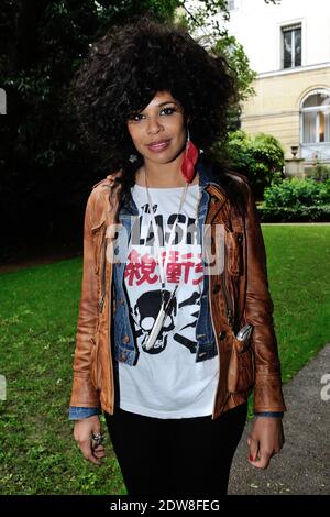 Samaha Sam assiste à la Conférence de presse Solidays à Paris, France, le 04 juin 2014. Photo d'Aurore Marechal/ABACAPRESS.COM Banque D'Images