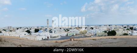 Vue sur sur, Oman. Banque D'Images