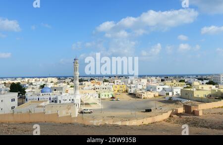 Vue sur sur, Oman. Banque D'Images