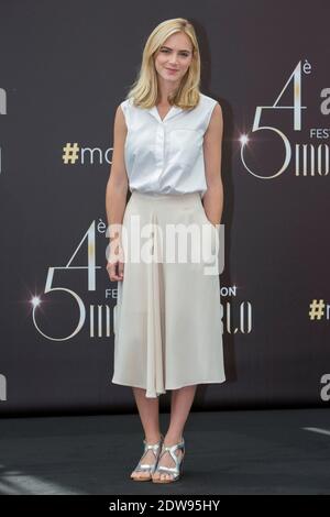 Emily Wickersham de 'NCSI' posant pendant un photocall au 54ème Festival de télévision de Monte Carlo à Monte Carlo, Monaco, le 10 juin 2014. Photo de Marco Piovanotto/ABACAPRESS.COM Banque D'Images