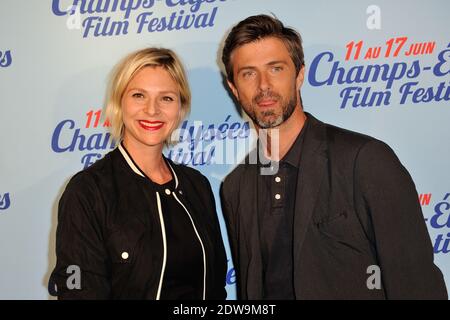 Sophie Cattani et Kim Rossi Stuart participant à la première de L ex de Ma vie lors du Festival du film des champs-Elysées au cinéma Georges V à Paris, en France, le 17 juin 2014. Photo d'Aurore Marechal/ABACAPRESS.COM Banque D'Images