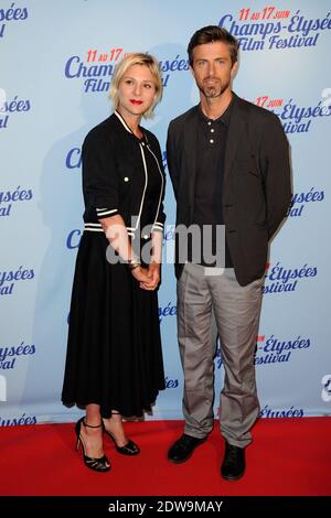 Sophie Cattani et Kim Rossi Stuart participant à la première de L ex de Ma vie lors du Festival du film des champs-Elysées au cinéma Georges V à Paris, en France, le 17 juin 2014. Photo d'Aurore Marechal/ABACAPRESS.COM Banque D'Images