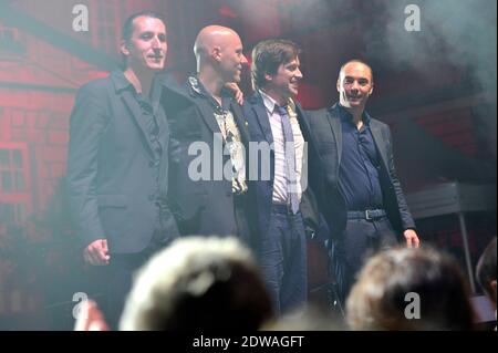 Le chanteur français Thomas Dutronc joue en direct sur scène dans le cadre du troisième Palais en Jazz Festival au Palais Impérial, le 27 juin 2014 à Compiegne, France. Photo par Edouard Bernaux/ABACAPRESS.COM Banque D'Images