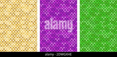 Définir un motif de feuilles sans couture. Décoration verticale de feuilles de couleur végétale. Pour étiquettes, emballages ou tissus. Vecteur isolé Illustration de Vecteur