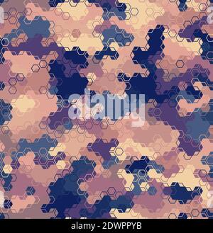 Arrière-plan de camouflage. Classic style vêtements camo masquage répéter l'impression Illustration de Vecteur
