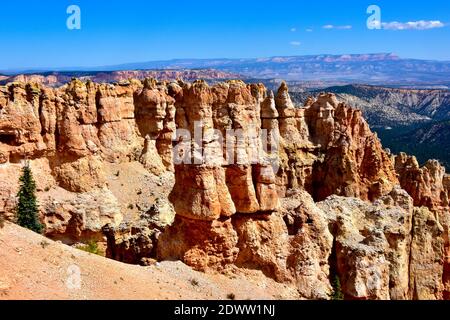 Des zoos au Black Birch Canyon, dans le parc national de Bryce Canyon. Banque D'Images