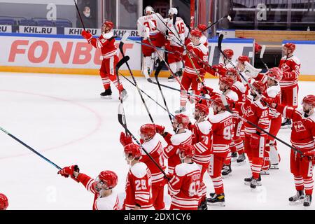 2020 décembre 23 - Moscou, Russie - KHL Spartak Moscou contre Vityaz région de Moscou. Style rétro de match crédit: Marco Ciccolella/Alamy Live News Banque D'Images