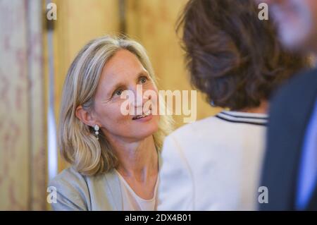 Clara Gaymard assiste à une réception donnée au Quai d'Orsay (Ministère des Affaires étrangères) à Paris, France, le 7 juillet 2014. Photo par Ammar Abd Rabbo/ABACAPRESS.COM Banque D'Images