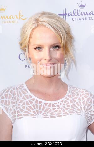 Sarah Smyth participe à la fête estivale de la TCA de Hallmark Channel & Hallmark Movie Channel au NORTHPOLE Manor à Beverly Hills, Los Angeles, CA, États-Unis, le 08 juillet 2014. Photo de Julian Da Costa/ABACAPRESS.COM Banque D'Images