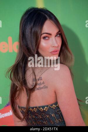 Megan Fox participe aux prix Nickelodeon Kidss' Choice Sports Awards 2014 au Pauley Pavilion de l'UCLA, à Los Angeles, en Californie, aux États-Unis, le 17 juillet 2014. Photo de Lionel Hahn/ABACAPRESS.COM Banque D'Images