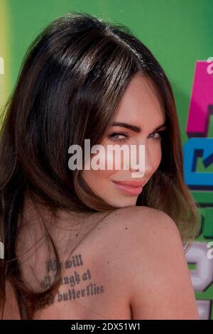 Megan Fox participe aux prix Nickelodeon Kidss' Choice Sports Awards 2014 au Pauley Pavilion de l'UCLA, à Los Angeles, en Californie, aux États-Unis, le 17 juillet 2014. Photo de Lionel Hahn/ABACAPRESS.COM Banque D'Images