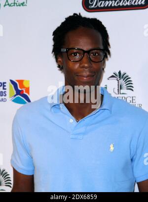Gael Monfils participe au 15e Gala annuel Taste of tennis au W à New York City, NY, USA, le 20 août 2014. Photo de Donna Ward/ABACAPRESS.COM Banque D'Images