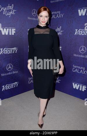 Christina Hendricks assiste à Variety and Women in film Emmy Nominee Celebration le 23 août 2014 à West Hollywood, Los Angeles, CA, États-Unis. Photo de Lionel Hahn/ABACAPRESS.COM Banque D'Images