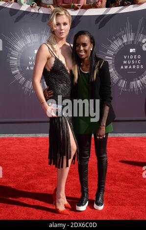 Irlande Baldwin et Angel Haze assistent aux MTV Video Music Awards 2014 au Forum le 24 août 2014 à Inglewood, Los Angeles, CA, Etats-Unis. Photo de Lionel Hahn/ABACAPRESS.COM Banque D'Images