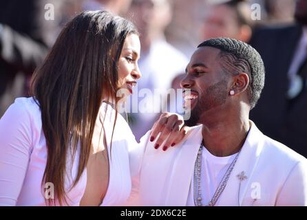 Jordin Sparks et Jason Derulo assistent aux MTV Video Music Awards 2014 au Forum le 24 août 2014 à Inglewood, Los Angeles, CA, Etats-Unis. Photo de Lionel Hahn/ABACAPRESS.COM Banque D'Images