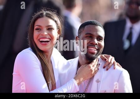 Jordin Sparks et Jason Derulo assistent aux MTV Video Music Awards 2014 au Forum le 24 août 2014 à Inglewood, Los Angeles, CA, Etats-Unis. Photo de Lionel Hahn/ABACAPRESS.COM Banque D'Images