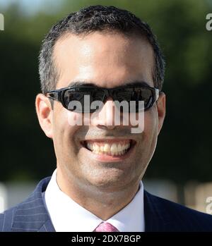 George Prescott Bush assiste à une victoire spéciale sur la commémoration de la Journée du Japon qui aura lieu au National World War II Memorial à Washington, DC, USA le mardi 2 septembre 2014. George Prescott Bush est le fils aîné de l'ancien gouverneur de Floride Jeb Bush, le neveu de l'ancien président George W. Bush et le petit-fils de l'ancien président George H. W. Bush. Il est le candidat républicain au poste de commissaire du Texas General Land Office en 2014. Photo par Olivier Douliery/ABACAPRESS.COM Banque D'Images